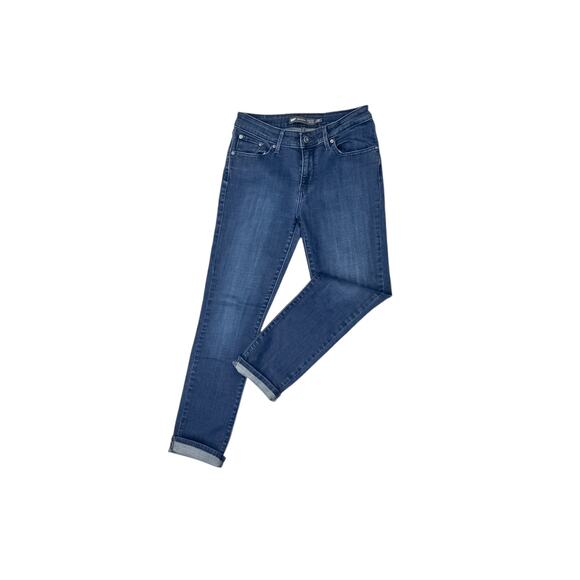 Levi's Demi Curve Slim Leg Dark Wash Jeans - Size 4/27 - Picture 2 of 10